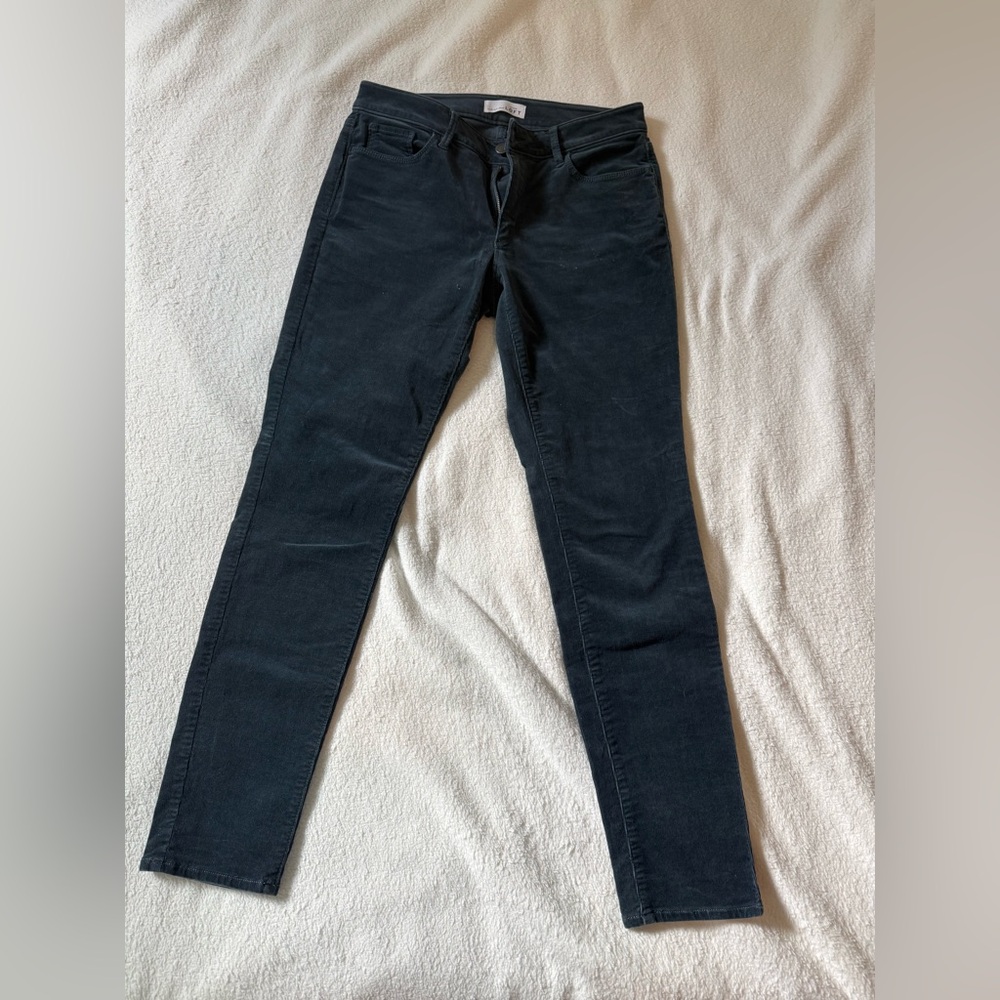 LOFT Blue/Green/Grey Corduroy Pants